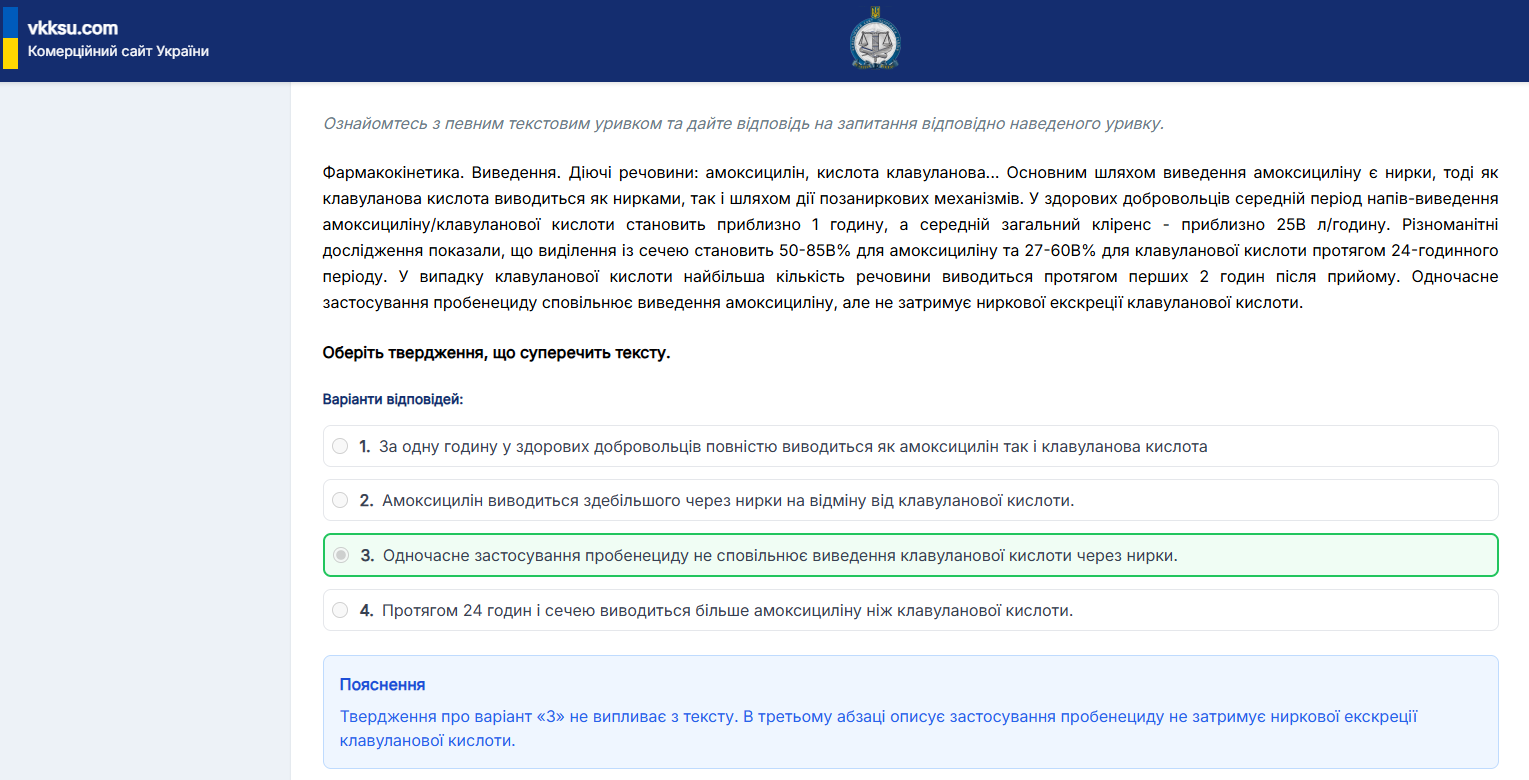 Приклад тестування: Вербальний